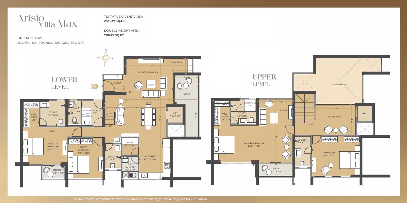 4 BHK 2531 Sq. Ft. Apartment