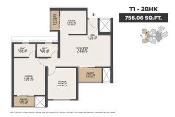  2 BHK Apartment at VTP Dolce Vita, Kharadi – for Sale