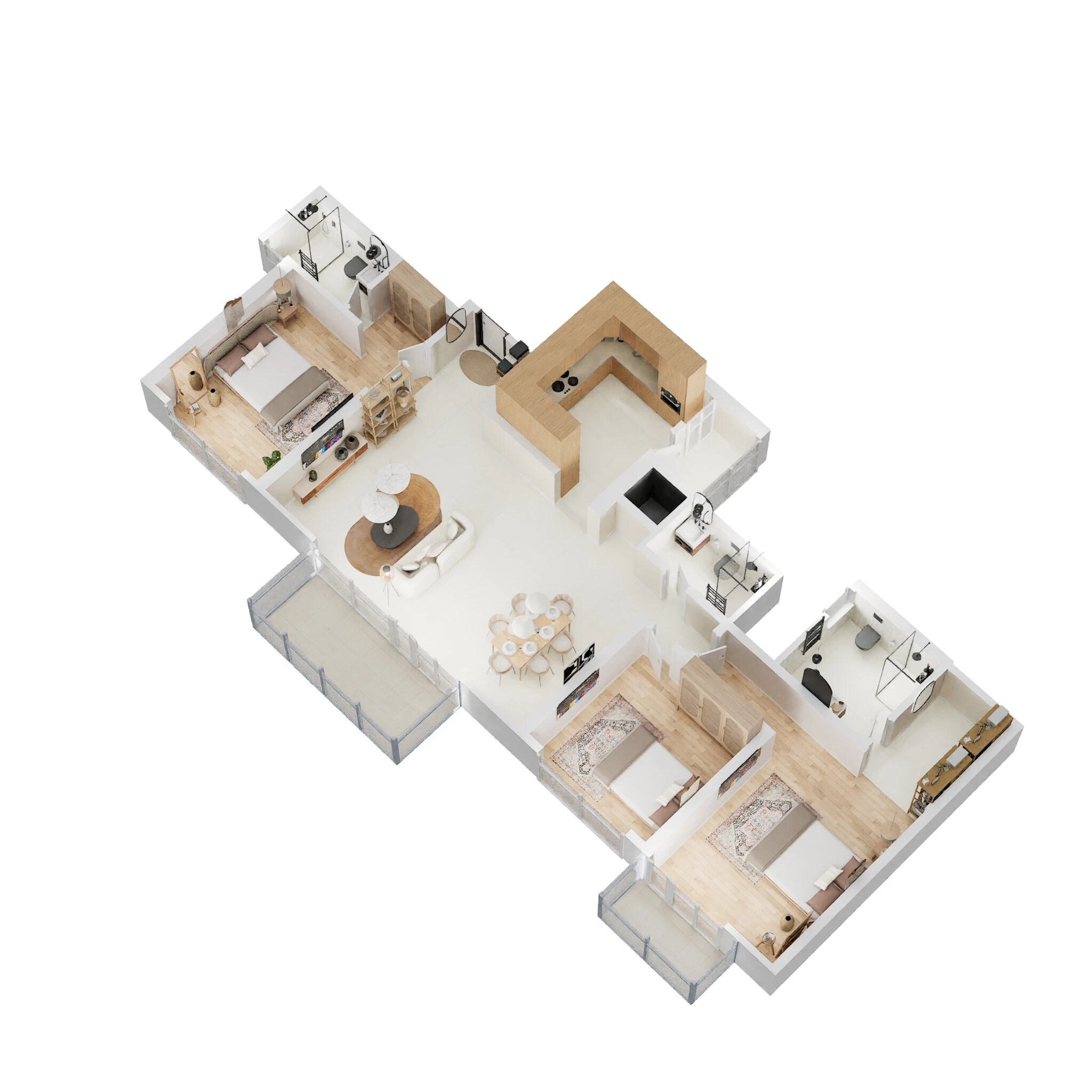 3 BHK 1485 Sq. Ft. Apartment