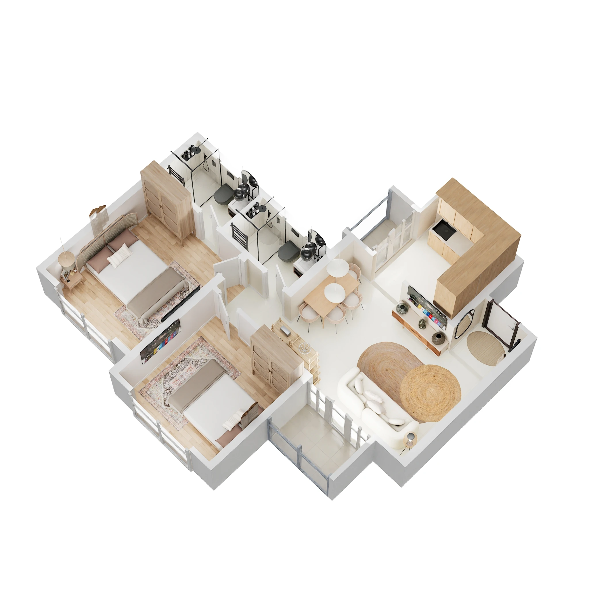 2 BHK 717 Sq. Ft. Apartment in VTP Sierra