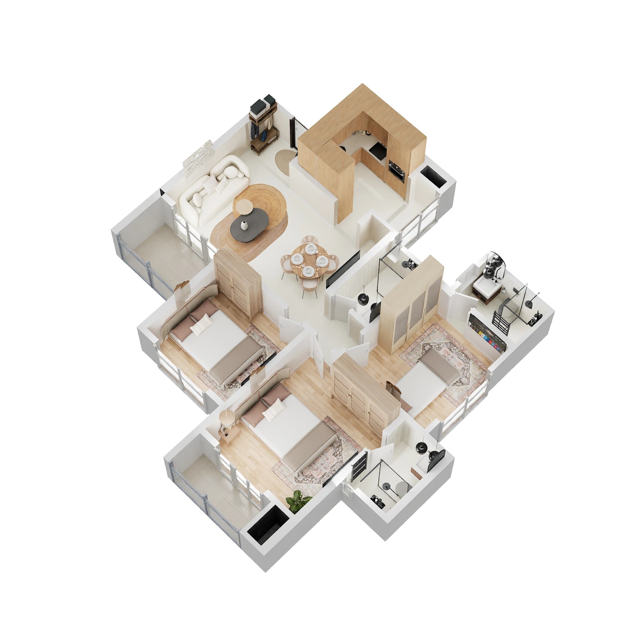 3 BHK 1436 Sq. Ft. Apartment