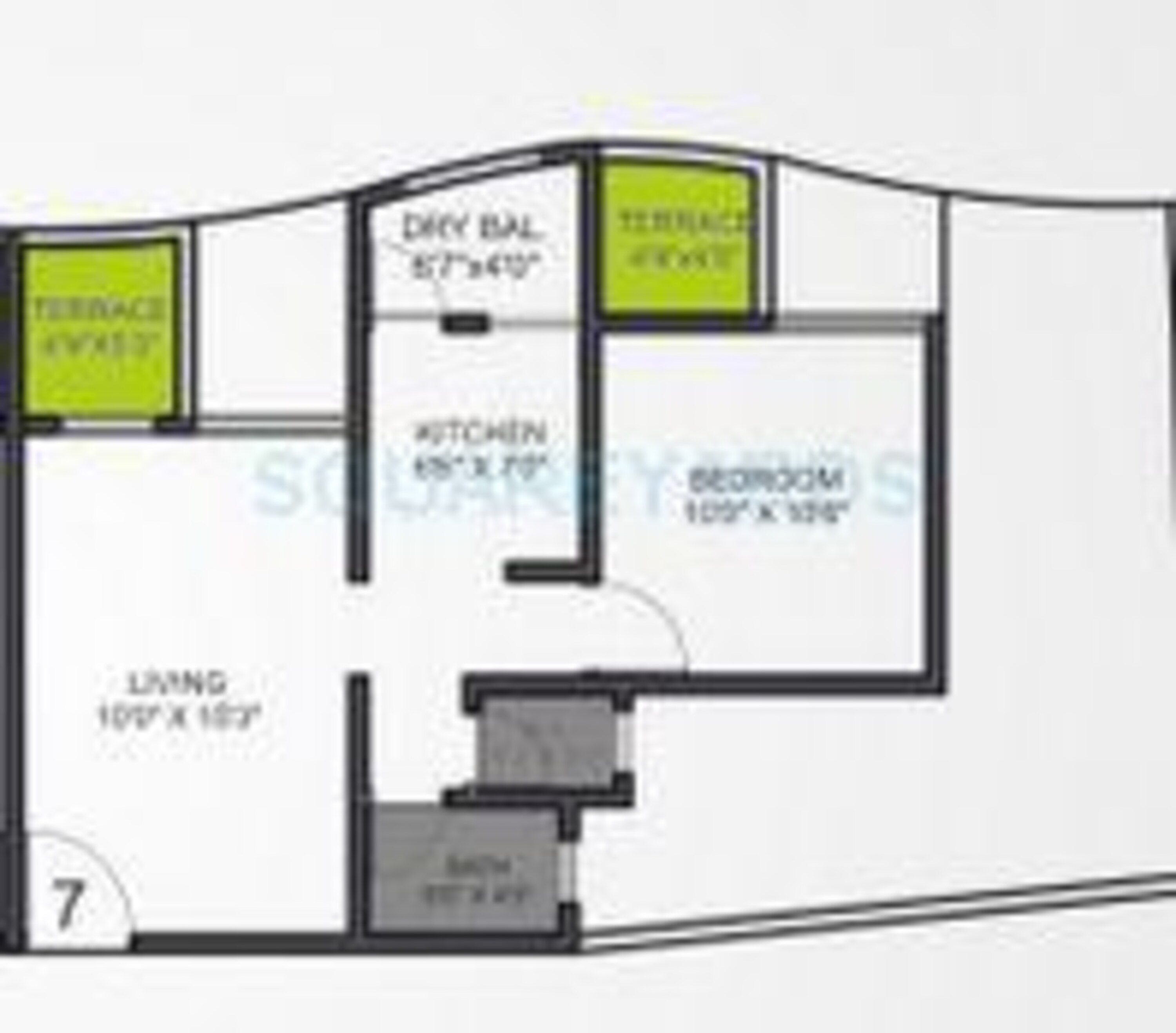 vtp urban life apartment 1bhk 611sqft 1
