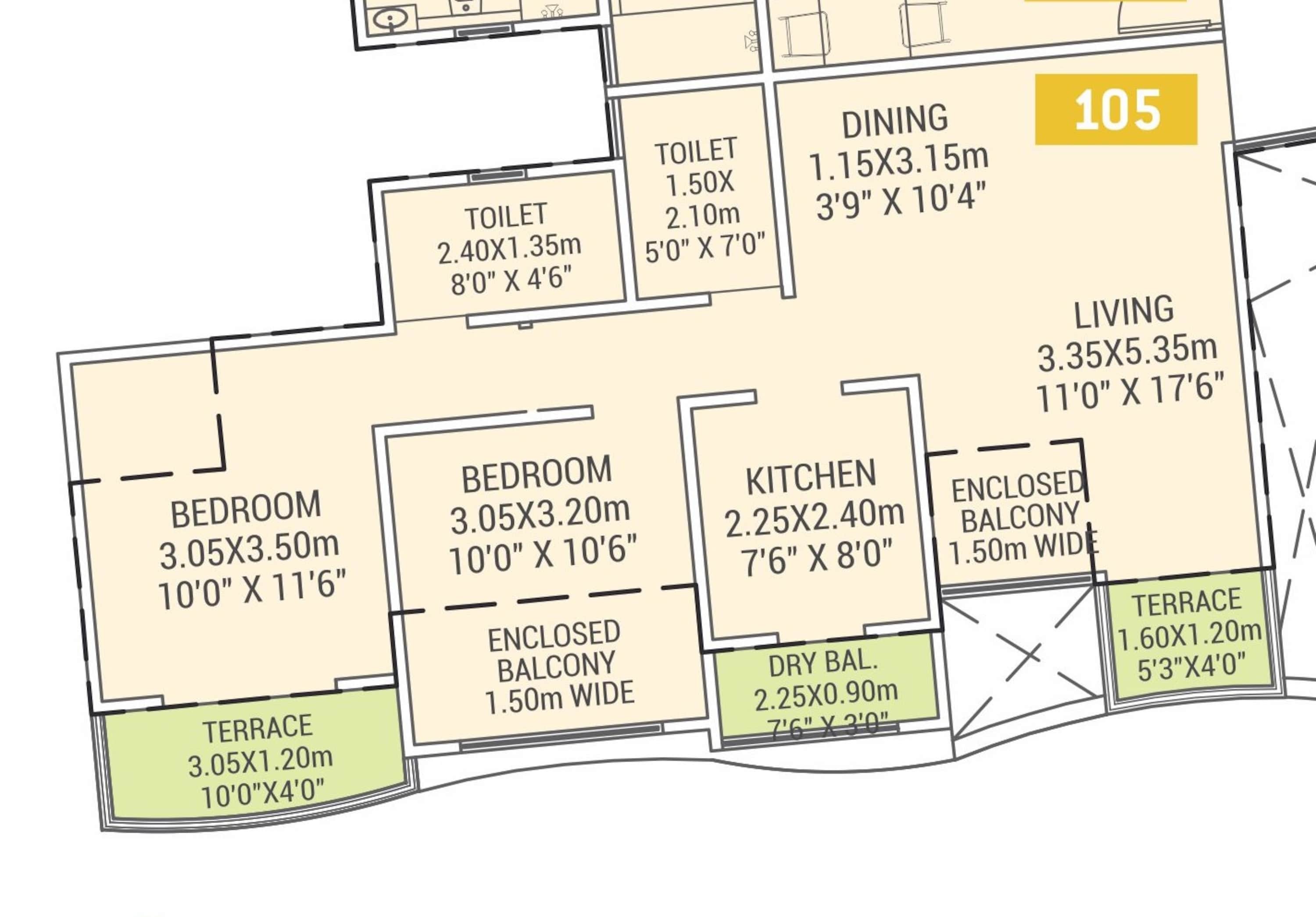 vtp urban life apartment 2 bhk 1176sqft 20213403163406