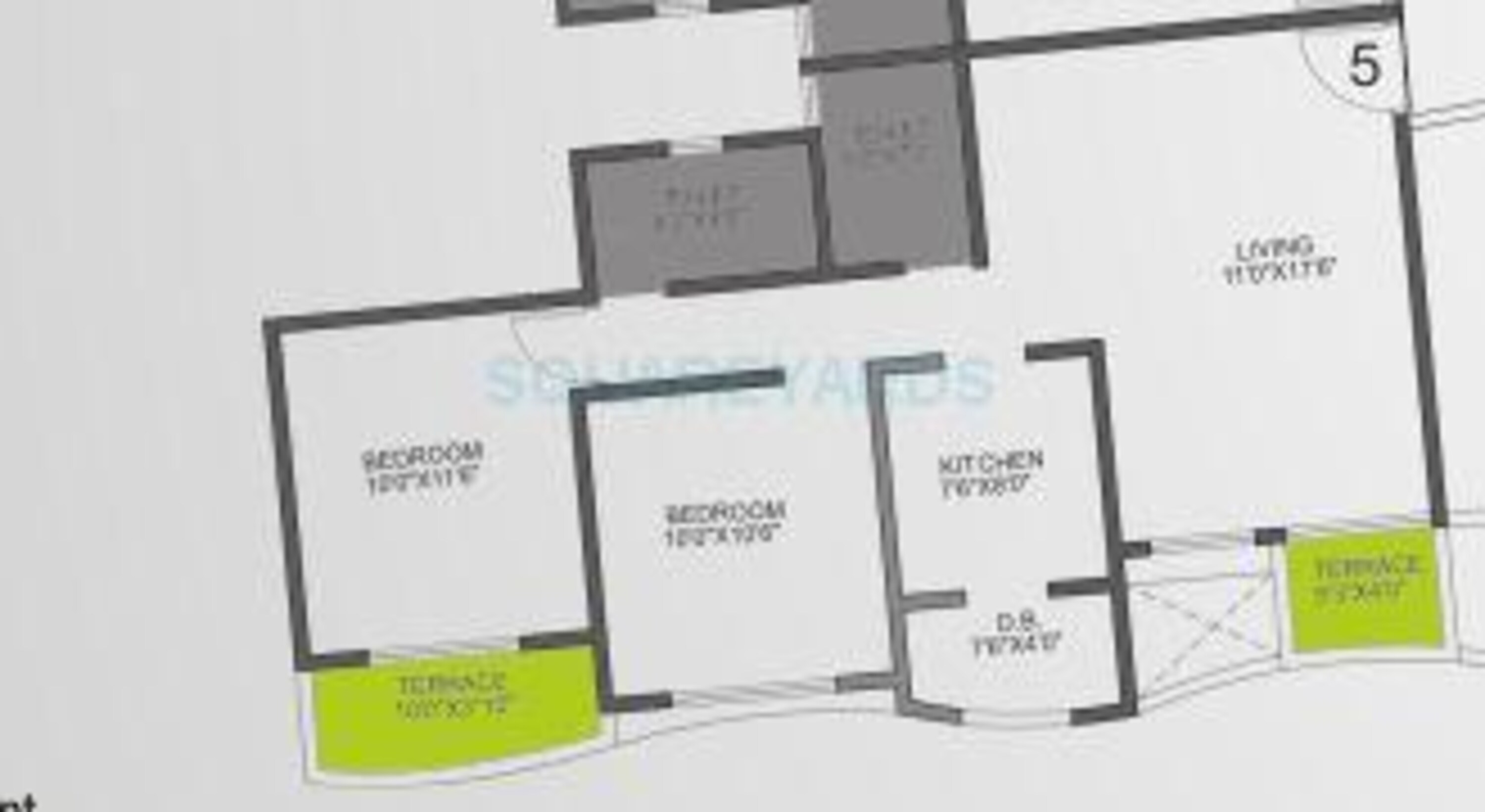 vtp urban life apartment 2bhk 696sqft 1