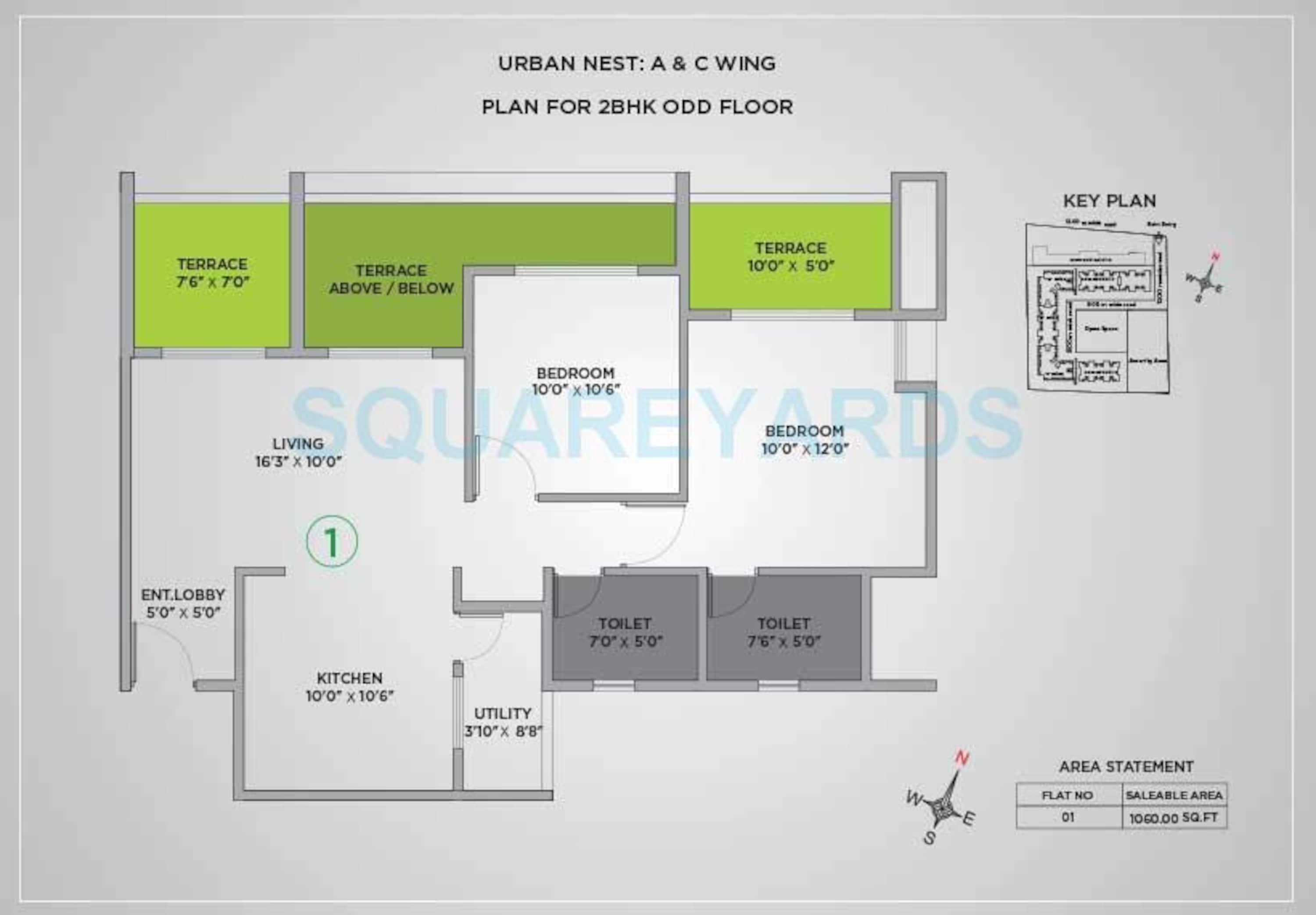 vtp urban nest apartment 2bhk 1060sqft 1