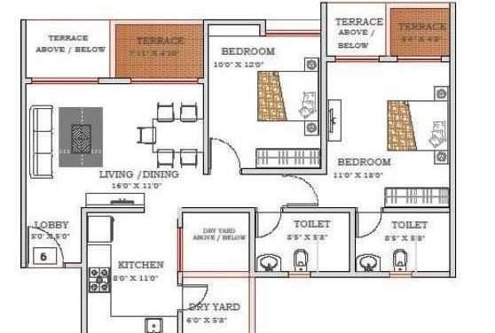 vtp urban senses apartment 2 bhk 1081sqft 20215203135203