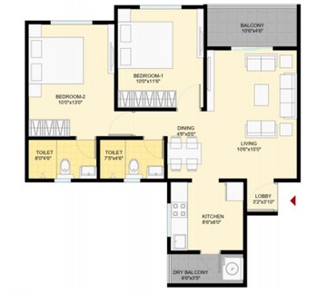  2 BHK Apartment at Welworth Purnam, Hinjewadi – for Sale