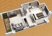 WP Royal Elevia 1 BHK Layout