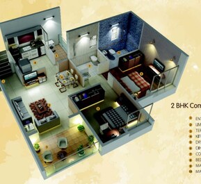 2 BHK 671 Sq. Ft. Apartment in Yash Sherlyn Avenue