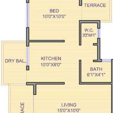 yash tulip homes apartment 1 bhk 326sqft 20214503154557