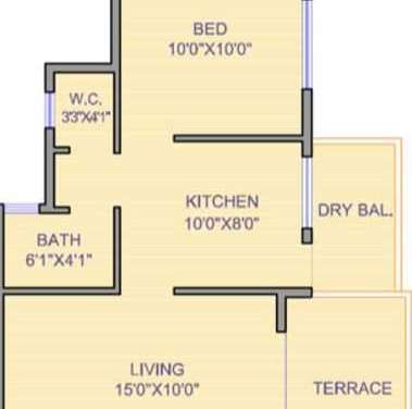 yash tulip homes apartment 1 bhk 384sqft 20214603154603