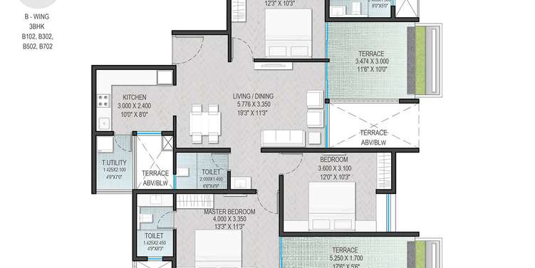 yashada epic phase 1 apartment 3 bhk 786sqft 20214220134227