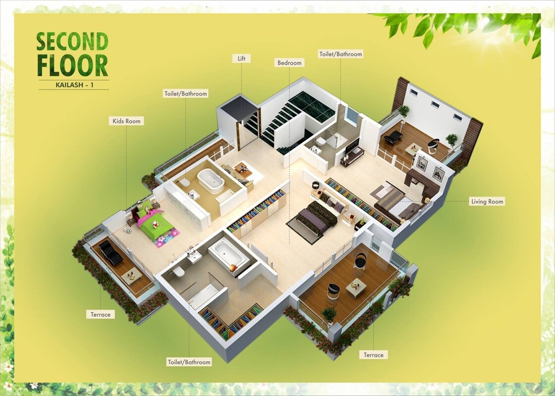 3 BHK 1448 Sq. Ft. Villa