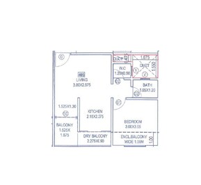 1 BHK 330 Sq. Ft. Apartment in Yashodha Tulsi Homes