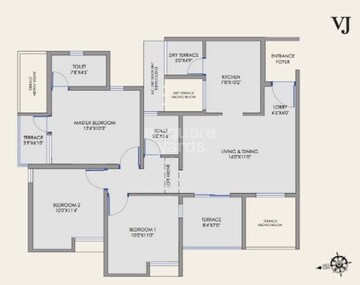  3 BHK Apartment at Yashwin Hinjewadi, Hinjewadi Phase 2 – for Rent