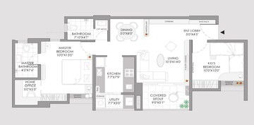  2 BHK Apartment at Yashwin Sukhniwas, Hinjewadi – for Rent