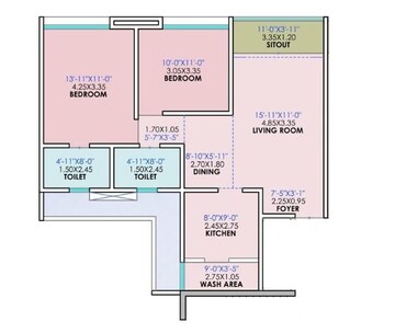  2 BHK Apartment at Yoo Pristine, Akurdi – for Sale