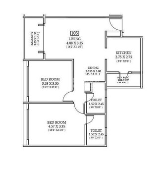 2 BHK Apartment For Resale in Zen Elite Kharadi Pune  6544655