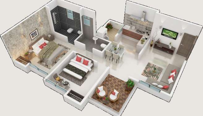 zenith utsav residency phase 2 apartment 2 bhk 626sqft 20230213170221