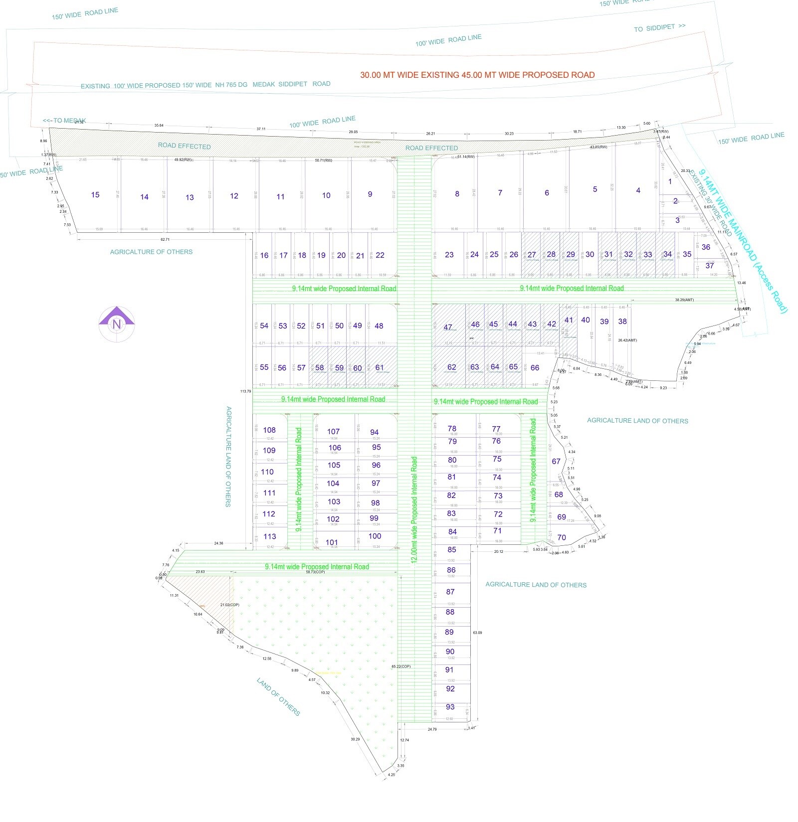Pragaty Nagar Plots Master Plan 1