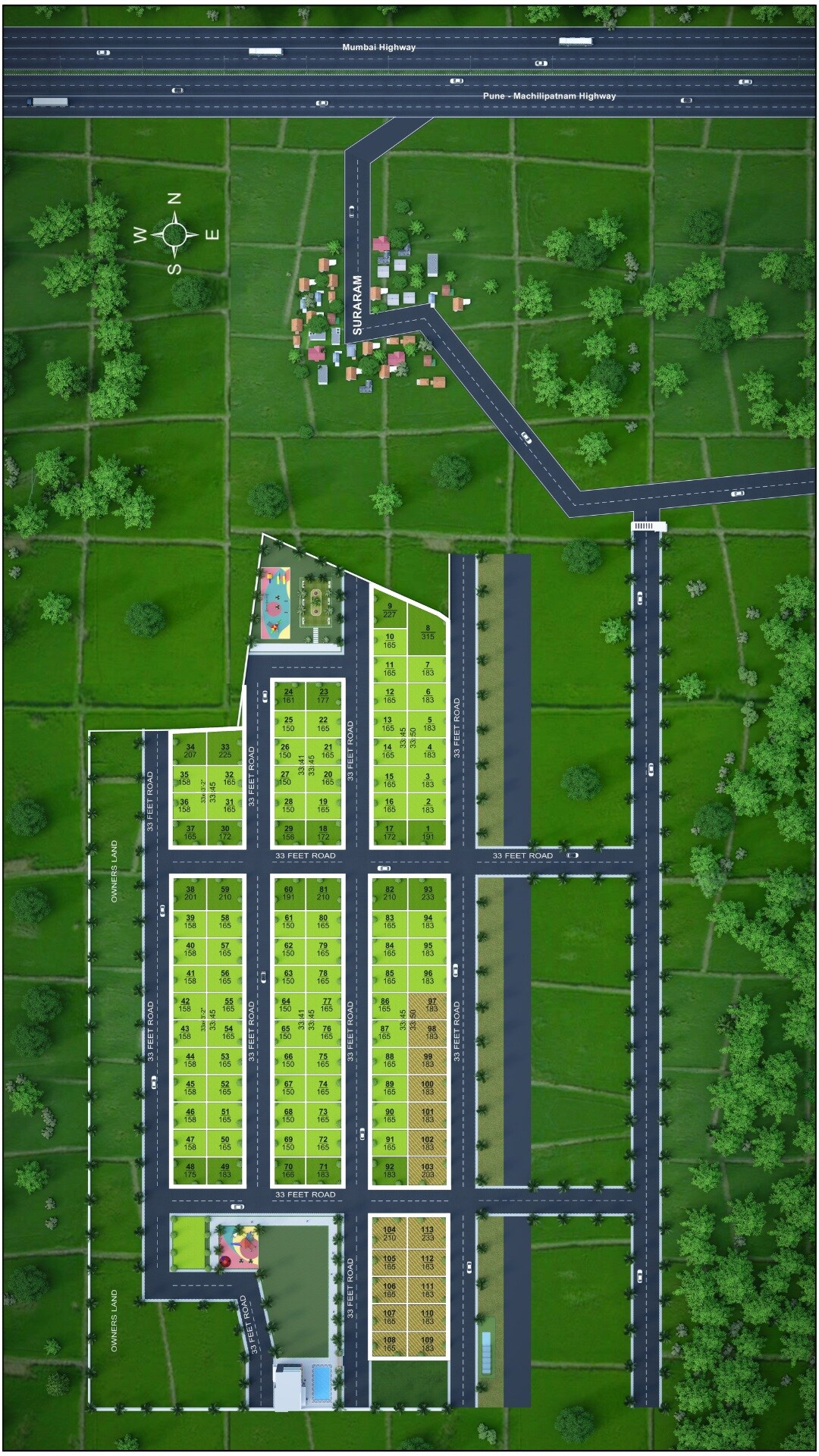 Navayuga Green Valley Master Plan 1