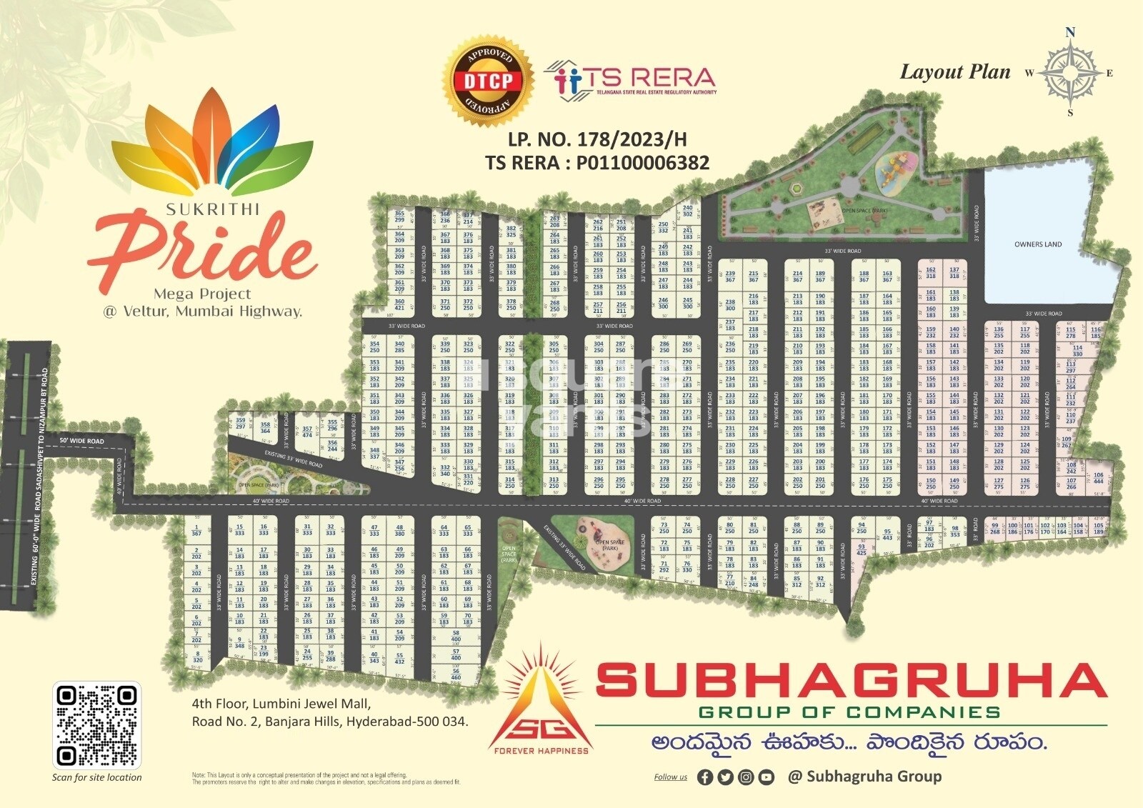 Subhagruha Sukrithi Pride Master Plan 1