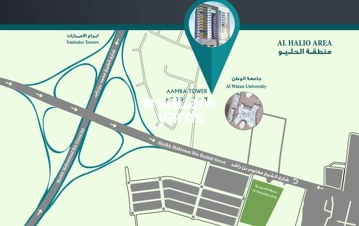 fam holding al aamra tower project location image1