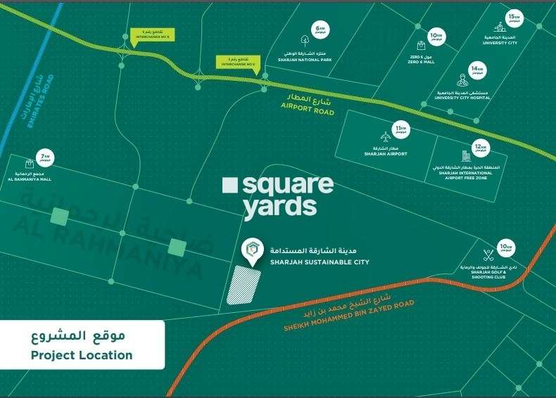sharjah sustainable city phase 2 project location image1