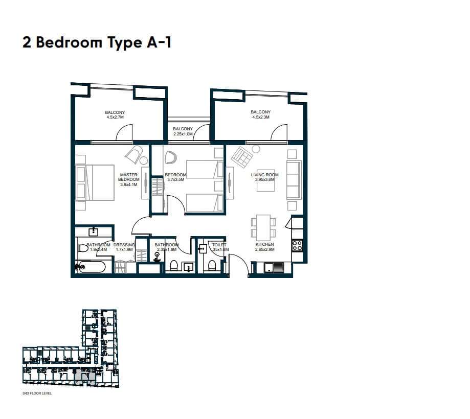 arada tiraz apartments apartment 2 bhk 1055sqft 20222521142559