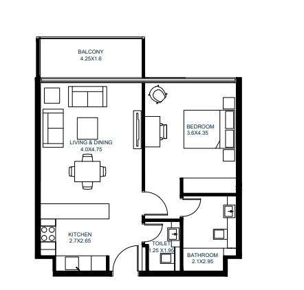 arada vida residences apartment 1 bhk 727sqft 20215402125441
