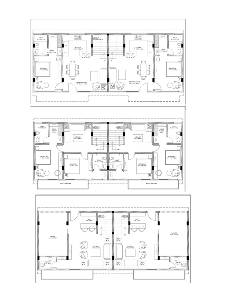 Floor plan of 3 BHK 2868 Sq. Ft. Villa in Mashobra Hills, Shimla