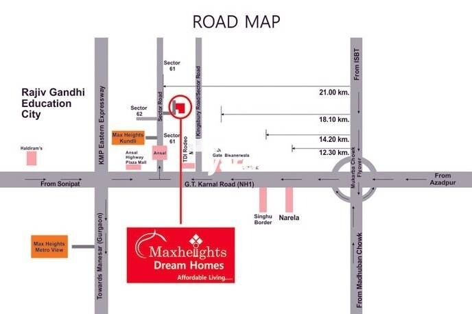 Maxheights Dream Homes Location Image