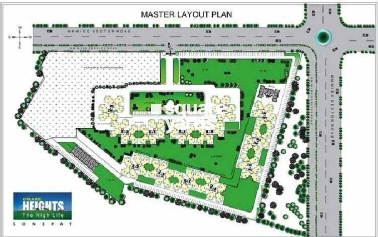 Omaxe Heights Sonipat Master Plan Image