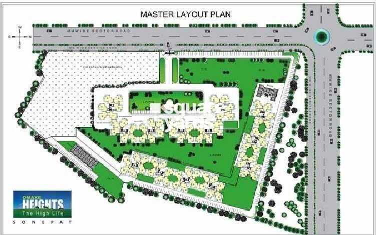 Omaxe Heights Sonipat Master Plan Image
