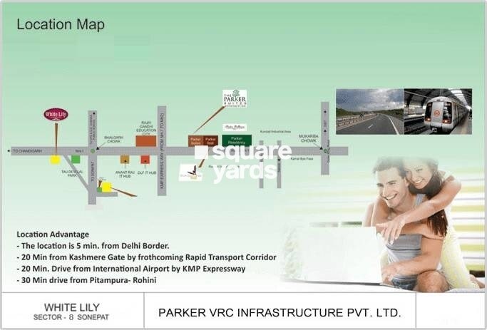 Parker White Lily Location Image