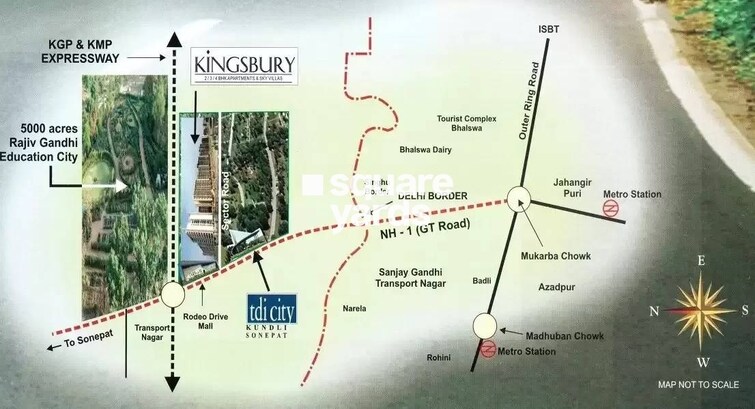 TDI City Kingsbury Location Image