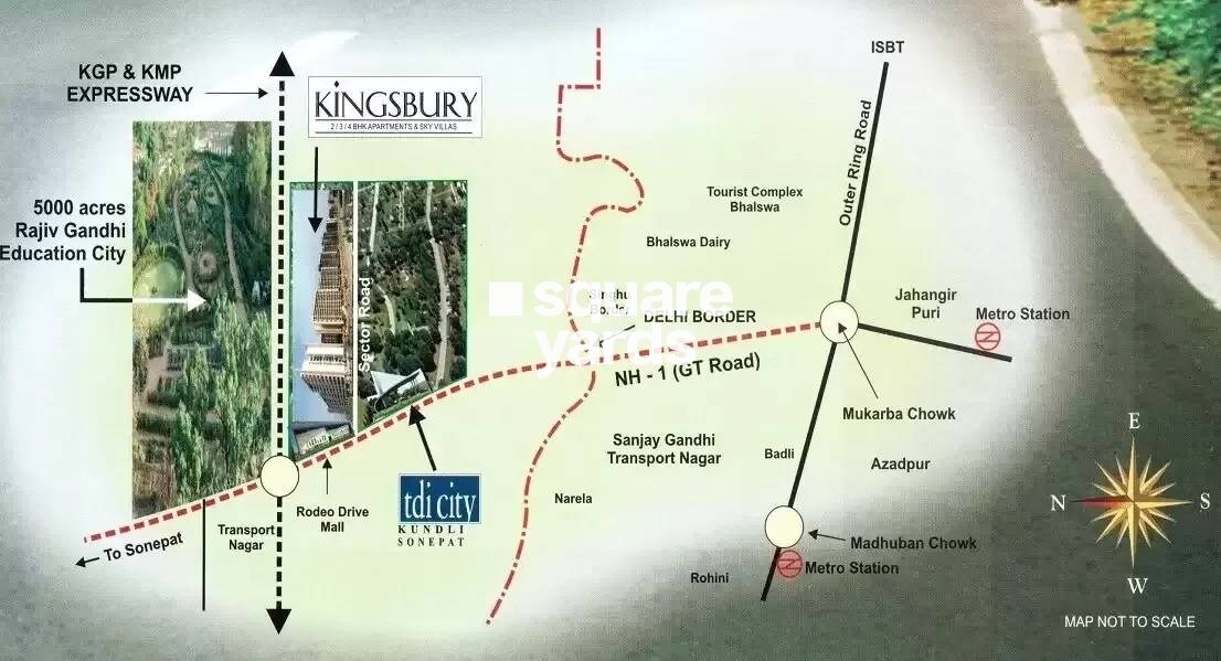 TDI City Kingsbury Location Image