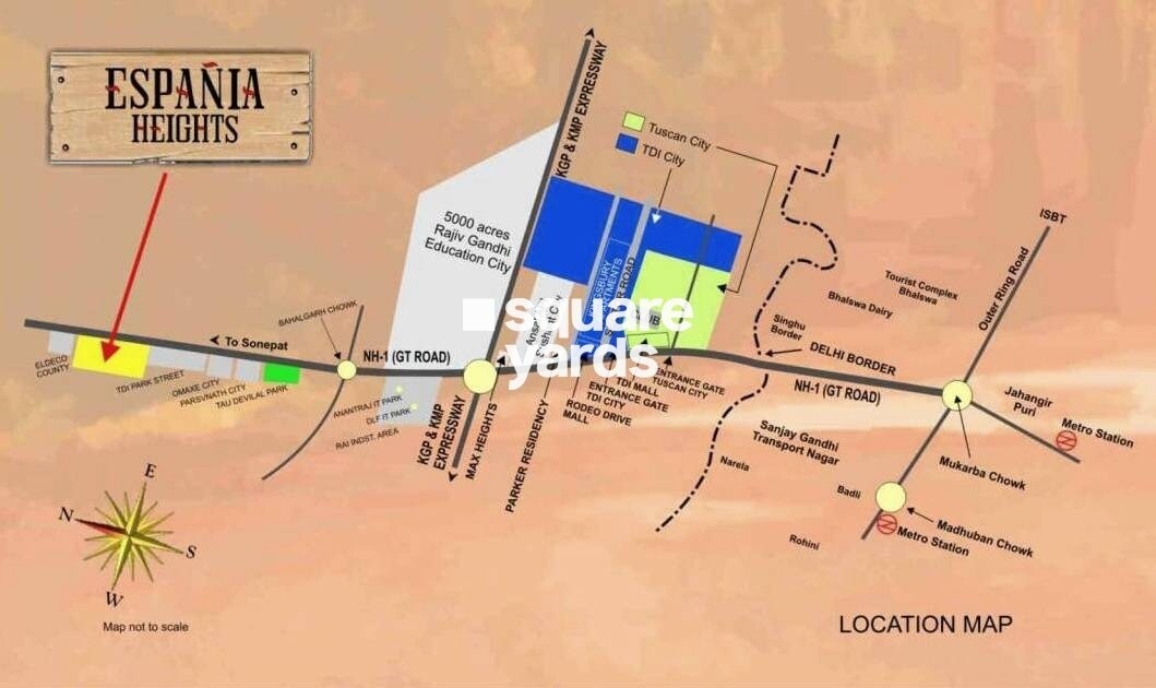 Tdi Espania Heights Location Image