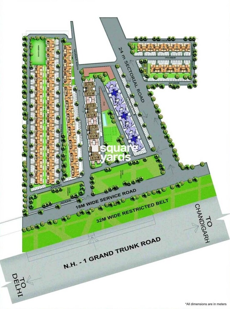 Tdi Espania Heights Master Plan Image