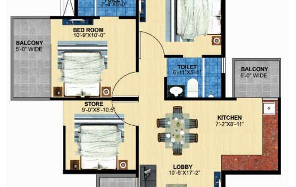 maxheights dream homes apartment 2 bhk 950sqft 20211208161224