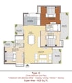 Maxhights Metroview 3 BHK Layout