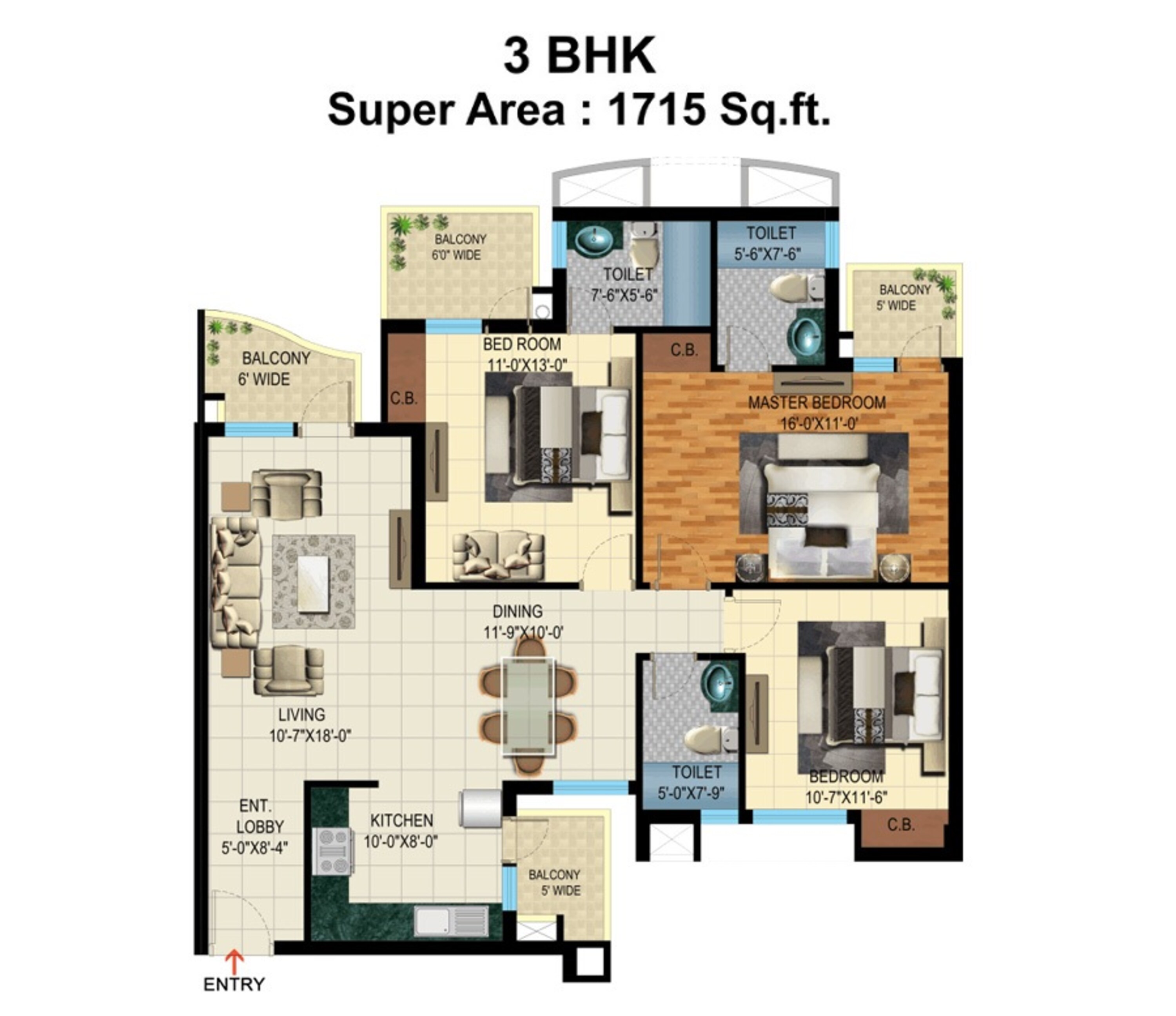 pardesi ushay tower apartment 3 bhk 1715sqft 20213325113328