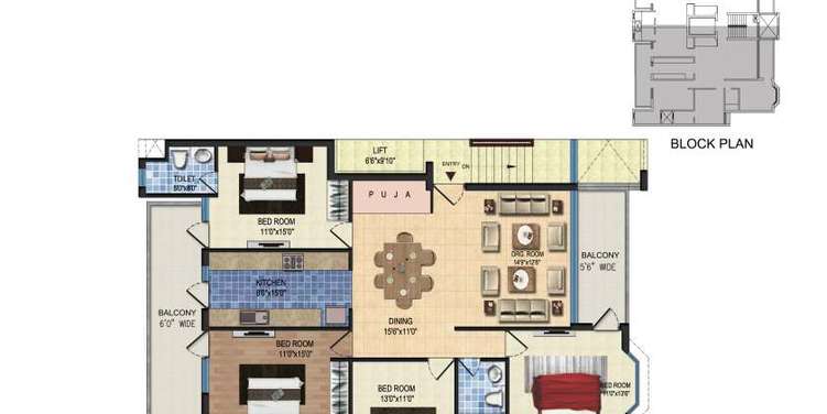 parker white lily apartment 4 bhk 2285sqft 20214412124425