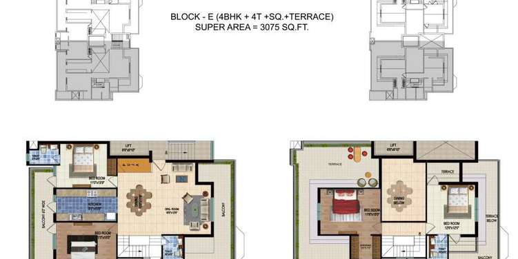 parker white lily penthouse 4 bhk 3075sqft 20214412124439