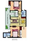 Tdi Espania Heights 2 BHK Layout