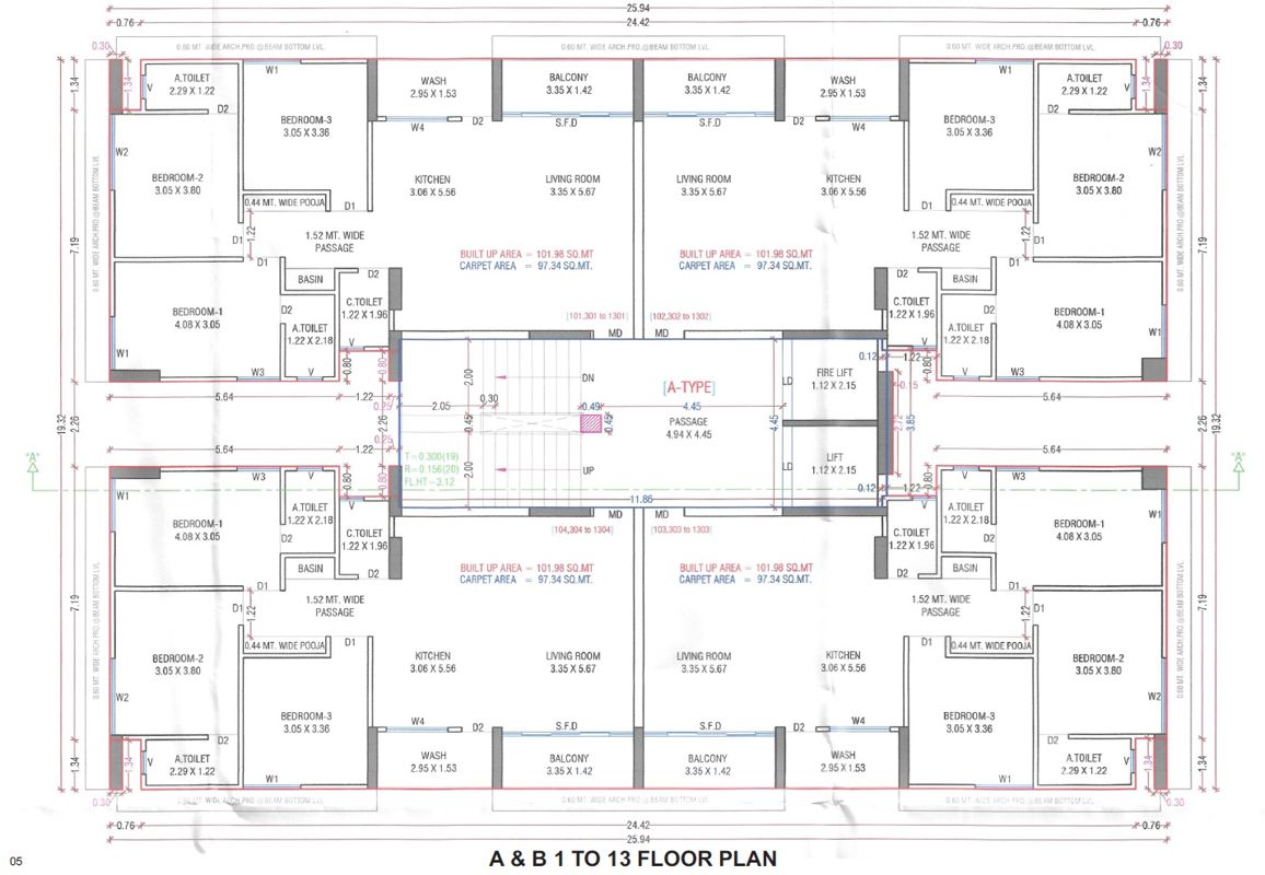 Amar Bansari Bellevue Floor Plans