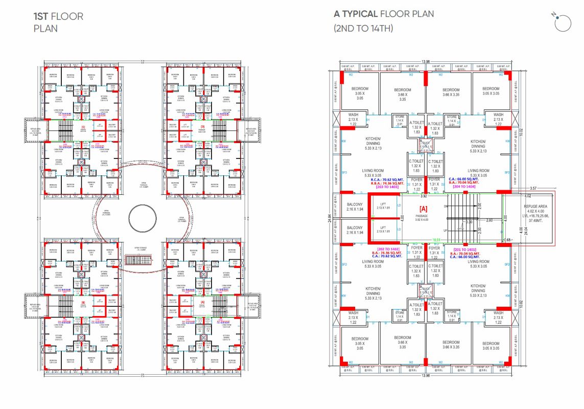 Bhagyalaxmi Green Sky Floor Plans