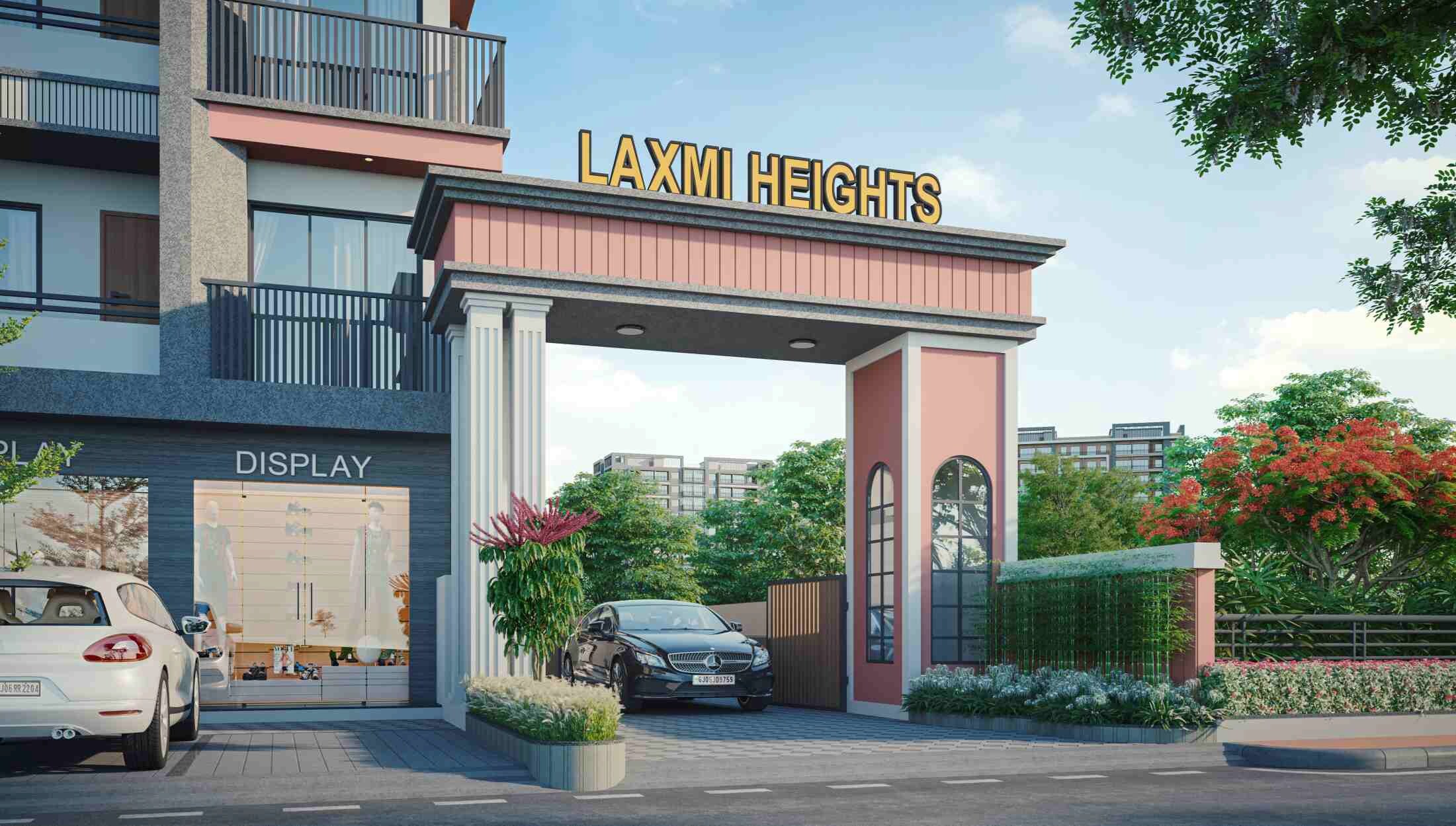 Nirman Laxmi Heights Entrance View