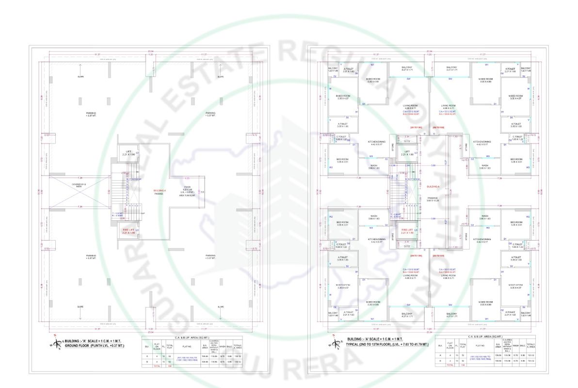 Reyom Meriton Floor Plans
