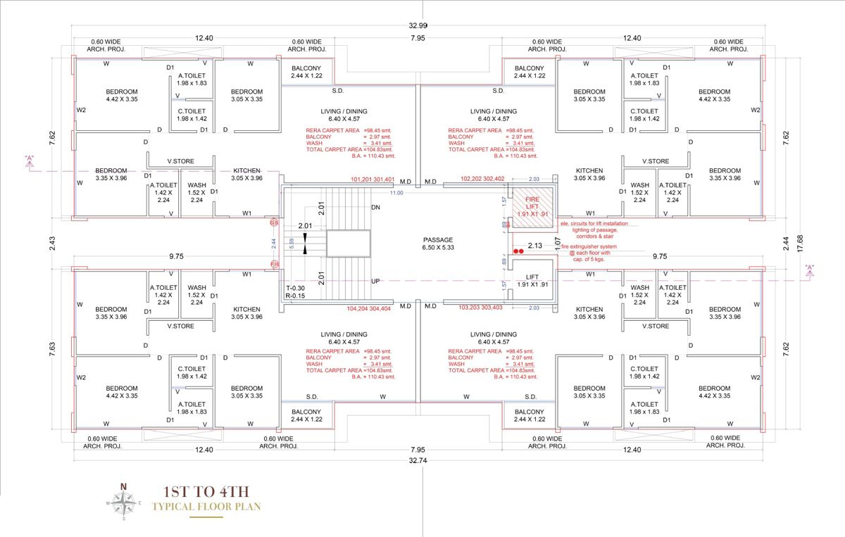 Shree Sukhdham 44 Floor Plans